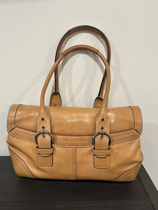 Vintage Coach Soho Hampton leather satchel EUC - Picture 7 of 13